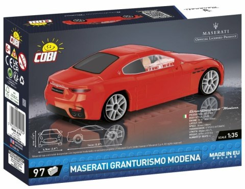 COBI 24505 Samochód Maserati GranTurismo Modena 97 klocków