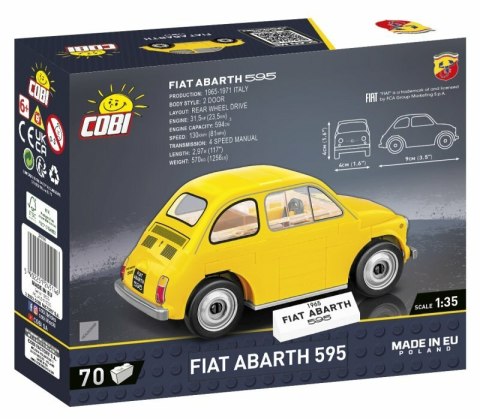 COBI 24514 Youngtimer Fiat Abarth 595 70 klocków