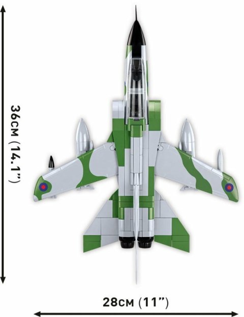 COBI 5852 Armed Forces Panavia Tornado GR.1 wielozadaniowy myśliwiec 520 klocków