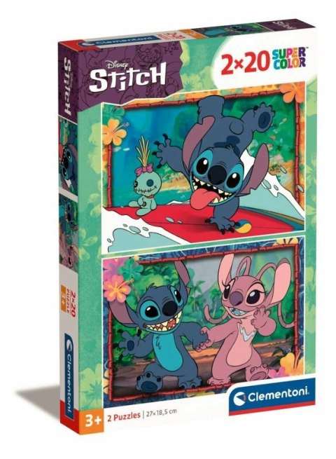 Clementoni Puzzle 2x20el SuperColor Stitch 24809