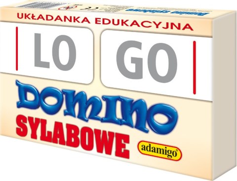 Domino Sylabowe - układanka edukacyjna ADAMIGO