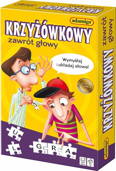 Krzyżówkowy zawrót głowy układanka puzzlowa ADAMIGO