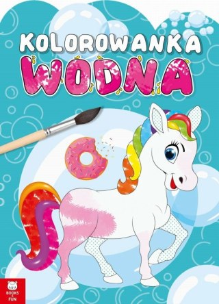 Książeczka Kolorowanka wodna Kucyki Books and Fun