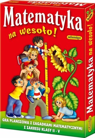 Matematyka na wesoło - gra planszowa ADAMIGO