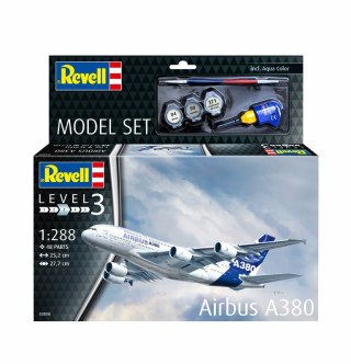 Model samolotu do sklejania Revell 63808 1:288 AIRBUS A380 Zestaw