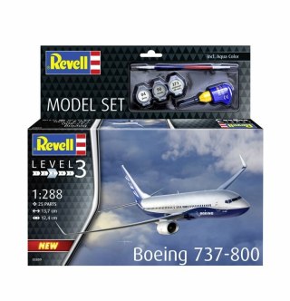 Model samolotu do sklejania Revell 63809 1:288 BOEING 737-800 Zestaw