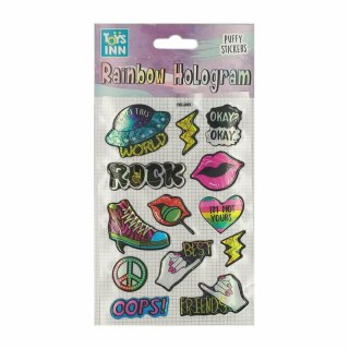 Naklejki rainbow hologram - rock 8639 STNUX p6