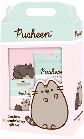 Zestaw upominkowy Pusheen mint z artykułami szkolnymi