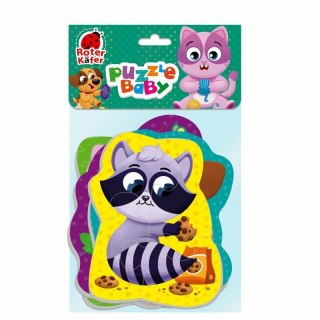 Baby puzzle piankowe Zwierzęta domowe RK6010-05