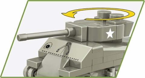 COBI 3089 Historical Collection WWII Sherman M4A3 103 klocki