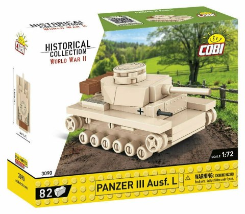 COBI 3090 Historical Collection WWII Panzer III AUSF.L 82 klocki