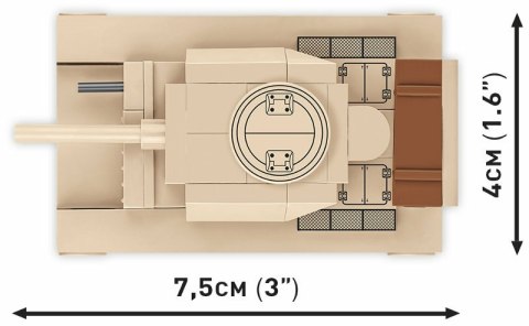 COBI 3090 Historical Collection WWII Panzer III AUSF.L 82 klocki