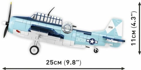 COBI 5752 Historical Collection WWII Grumman TBF Avenger 392 klocki