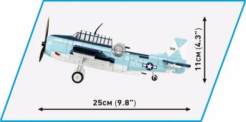 COBI 5752 Historical Collection WWII Grumman TBF Avenger 392 klocki