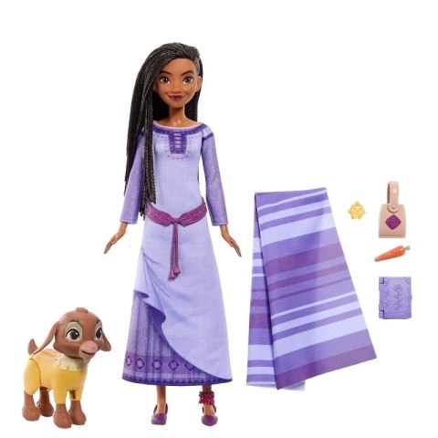 Disney Wish Życzenie Asha z Rosas zestaw HPX25 MATTEL