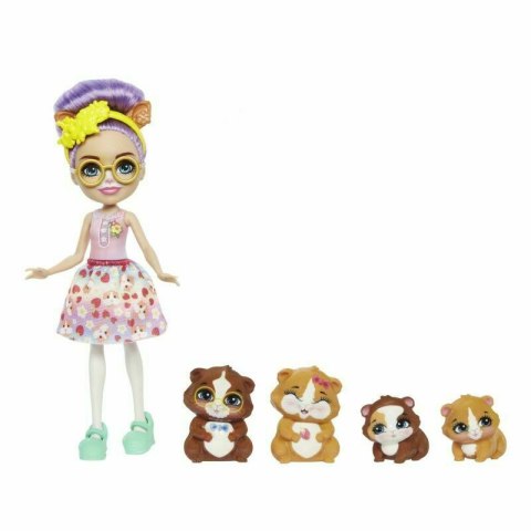 Enchantimals Zestaw rodzina Glee Guinea Pig lalka i świnki morskie HHB84 GJX43 MATTEL