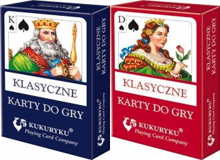 Karty do gry 54 listki KUKURYKU mix cena za 1 szt