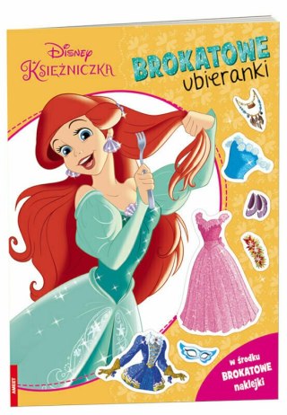 Książeczka Disney Księżniczka. Brokatowe ubieranki SDLB-9104