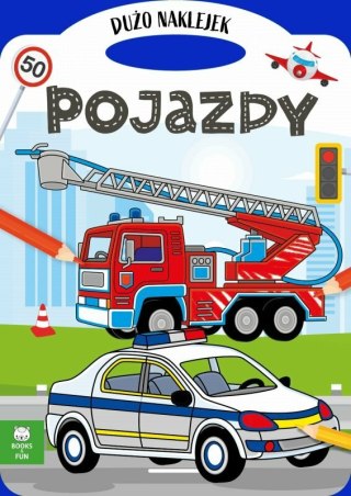 Książeczka Wykrojnik. Pojazdy Books and Fun