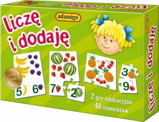 Liczę i dodaję układanka edukacyjna ADAMIGO