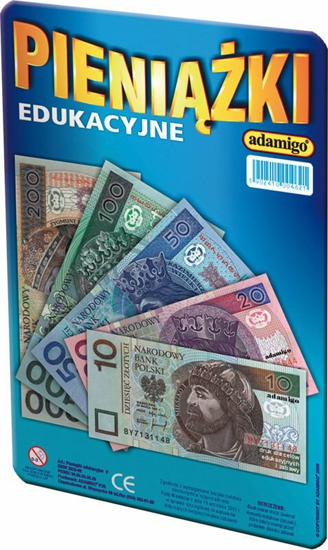 Pieniążki edukacyjne PL ADAMIGO