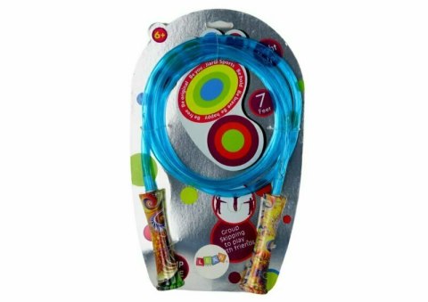 Zestaw Sportowy Niebieska Świecąca Skakanka 2,1m 16601 Lean Toys