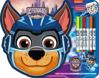 Zestaw kolorowanek z flamastrami Psi Patrol Paw Patrol