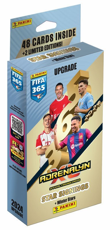 FIFA 365 2024 Karty Adrenalyn XL Upgrade Stars Signings 00949 48kart+2szt limitowane Panini