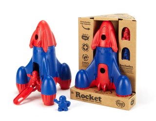 PROMO Green Toys rakieta + figurki astronautów 1041