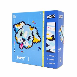 Plus Plus Klocki Puzzle by number Pies - 500 elementów 3961