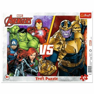 Puzzle ramkowe 25el. Niezwyciężona Drużyna Avengers Disney Marvel 31427 TREFL