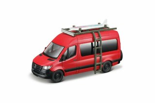 MAISTO 21236-43 Mercedes Benz Sprinter 4,5 Camper Weekenders czerwony