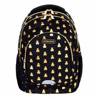 Plecak dwukomorowy Astrabag Golden Teddy AB330