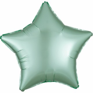 Balon foliowy Lustre Mint Green gwiazda 48cm 9914109