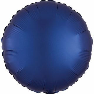 Balon foliowy Lustre Navy niebieski okrągły 43cm 9914110