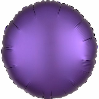 Balon foliowy Lustre fioletowy okrągły 43cm 9914128