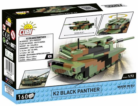 COBI 3107 Armed Forces Czołg Black Panther 160 kl.