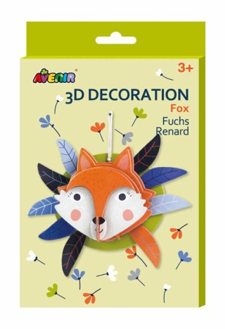 Dekoracja DIY 3D - Lis Avenir