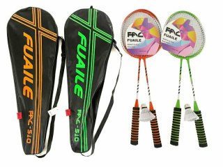 Badminton 2 rakietki + 1 lotka Z9872 mix cena za 1 szt