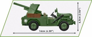 COBI 3116 Historical Collection WWII 37 mm GMC M6 Fargo 230 klocków