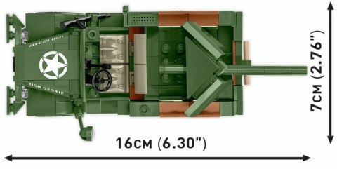 COBI 3116 Historical Collection WWII 37 mm GMC M6 Fargo 230 klocków