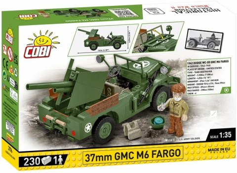 COBI 3116 Historical Collection WWII 37 mm GMC M6 Fargo 230 klocków