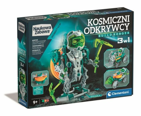 Clementoni Naukowa zabawa. Kosmiczni odkrywcy - zbuduj roboty 50873