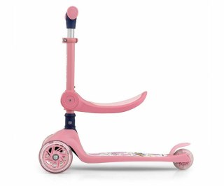 Hulajnoga trójkołowa dla dzieci Scooter Fuzzy Pink Milly Mally