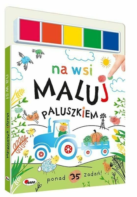 Książeczka Maluj paluszkiem Na wsi