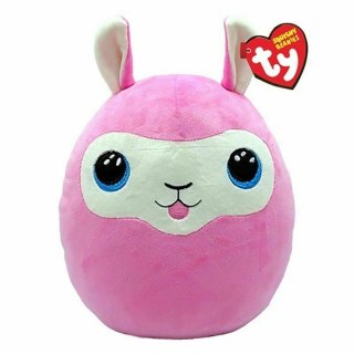 Maskotka-poduszka TY Squishy Beanies LANA różowa lama 30cm 39367