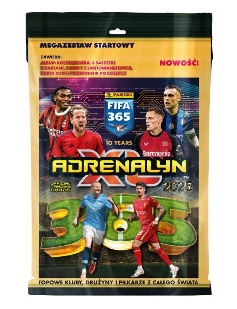 FIFA 365 2025 Adrenalyn XL Megazestaw startowy 01467 PANINI op.20szt cena za 1szt