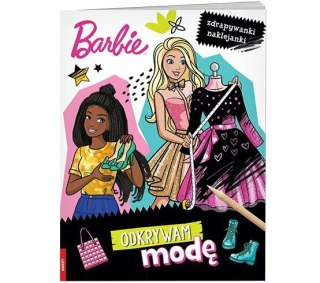 Książeczka Barbie. Odkrywam modę. Zdrapywanki naklejanki ZDR-1101