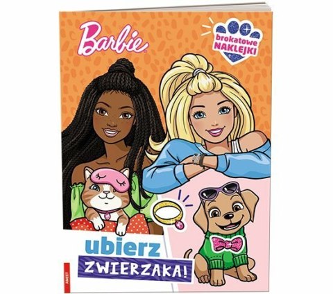 Książeczka Barbie. Ubierz Zwierzaka! DZW-1101