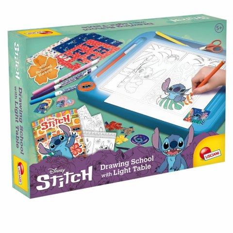 Szkoła rysowania z tablicą LED Stitch 107582 LISCIANI